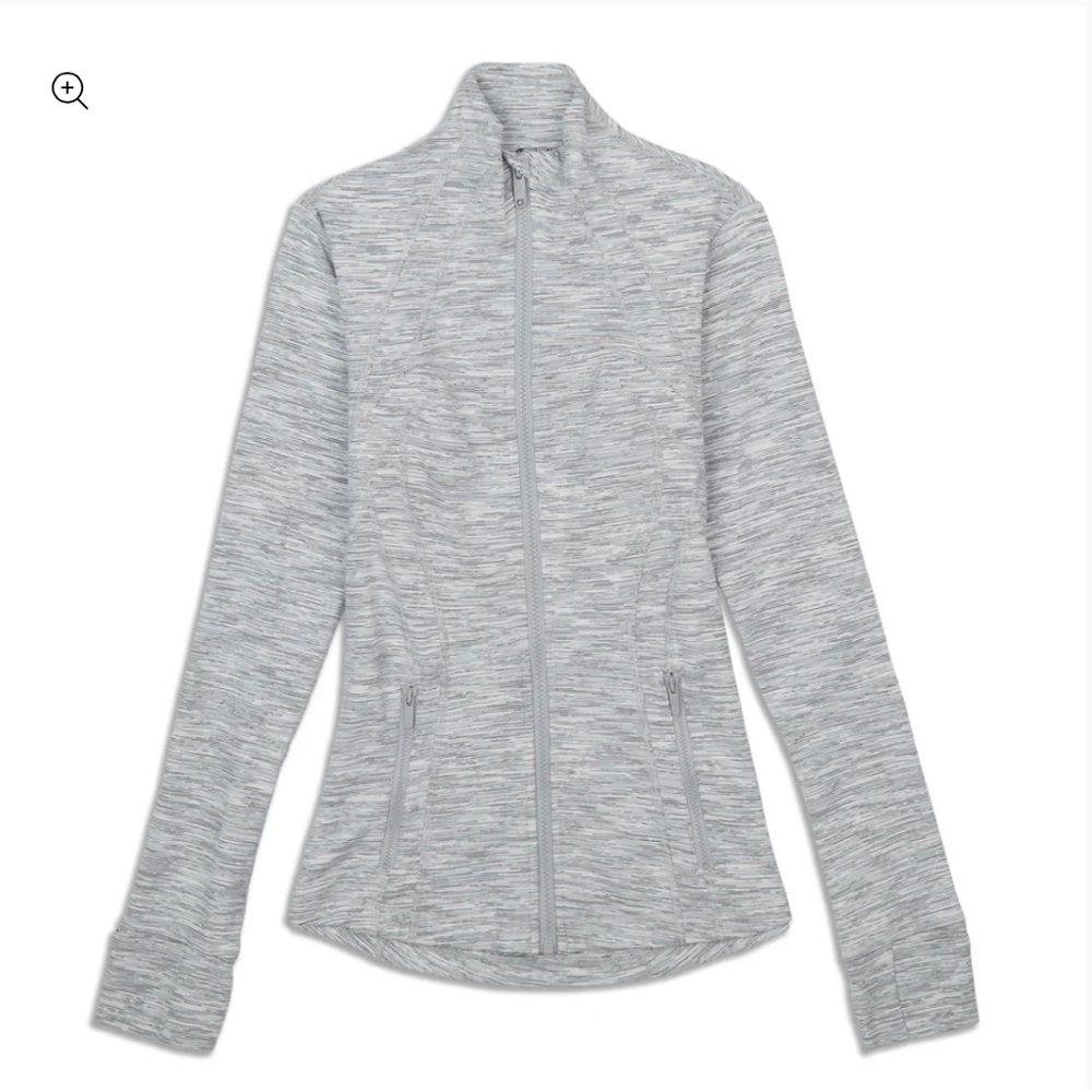 Lululemon Define Jacket Size 12 Grey Space Nimbus Color